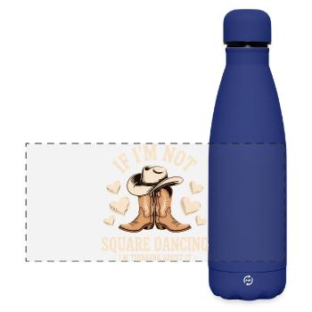 Square Dancing Square Dancer Gift - Matte Panoramic Thermal Bottle 500 ml - dark blue  - Front