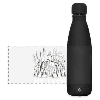 Chess - Matte Panoramic Thermal Bottle 500 ml - black - Front