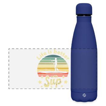 Stand-up paddling Stand Up Paddling - Matte Panoramic Thermal Bottle 500 ml - dark blue  - Front