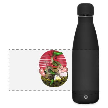 Drachen ramen - Matte Panorama Isolierflasche 500 ml - Schwarz - Vorne