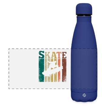 Skate - Matte Panoramic Thermal Bottle 500 ml - dark blue  - Front