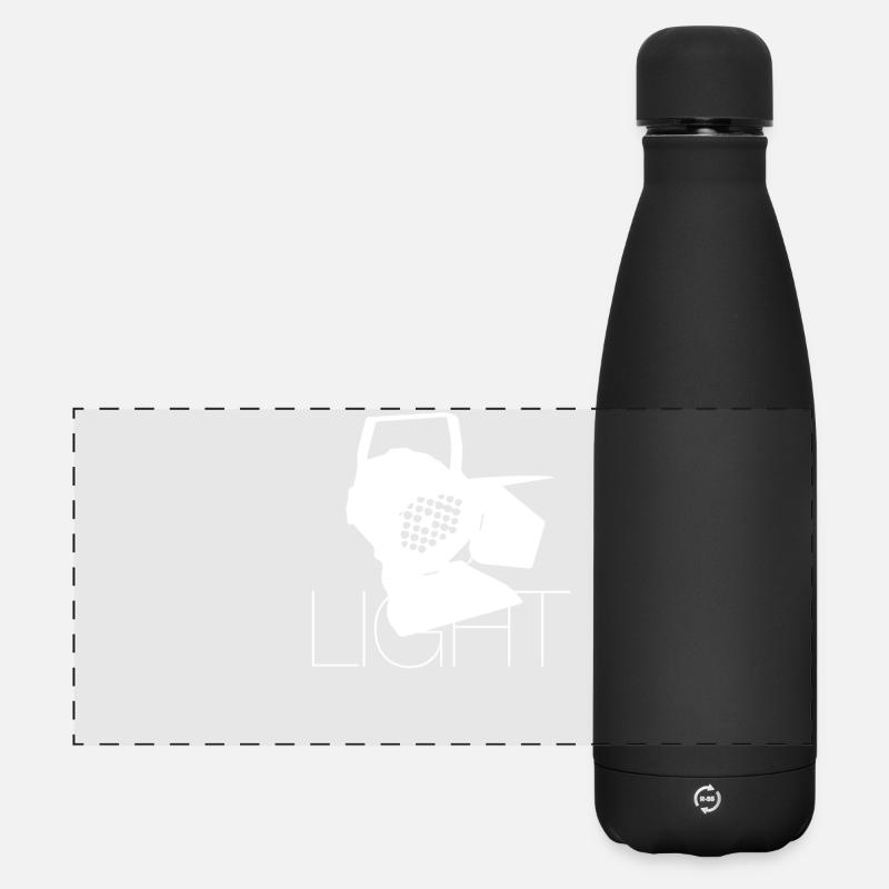 Light - Matte Panoramic Thermal Bottle 500 ml - black