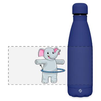 Gymnastique d’entraînement Elephant Hoop - Gourde isotherme panoramique mate 500 ml - bleu foncé  - Devant