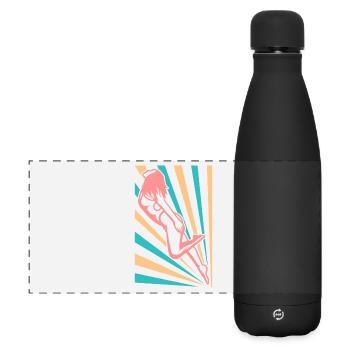 Girls Swimming - Matte Panoramic Thermal Bottle 500 ml - black - Front