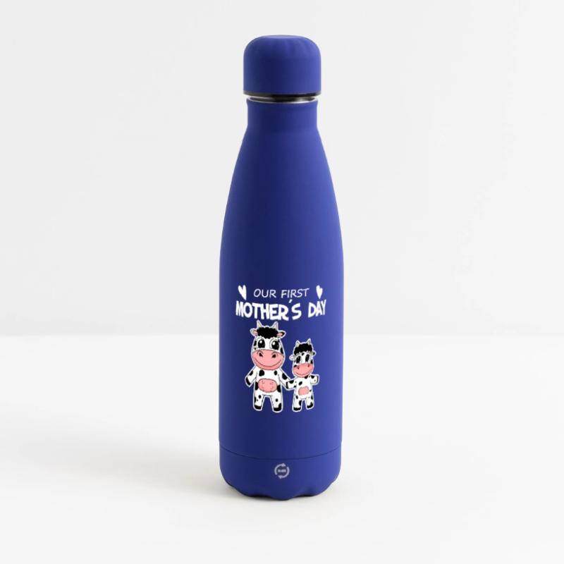 Muttertag - erster Muttertag Geschenk Matte Panorama Isolierflasche 500 ml