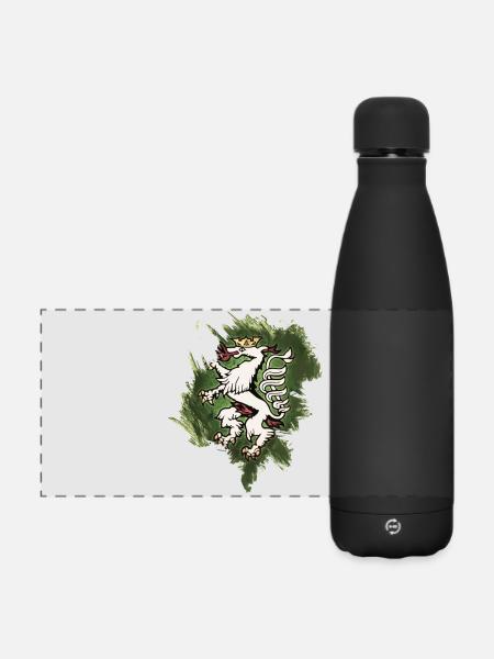 Graz Österreich - Matte Panorama Isolierflasche 500 ml - Schwarz