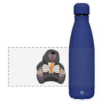 Mole juice - Matte Panoramic Thermal Bottle 500 ml - dark blue  - Front