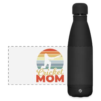 Drôle De Cricket Maman - Gourde isotherme panoramique mate 500 ml - noir - Devant