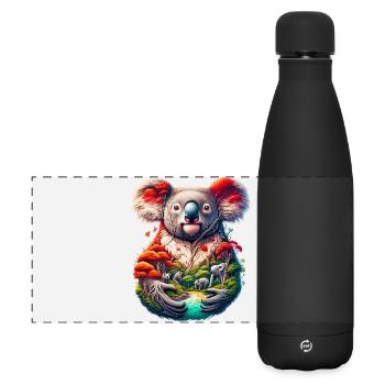 Koala - Gourde isotherme panoramique mate 500 ml - noir - Devant