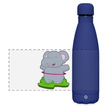 Gymnastique d’entraînement Elephant Hoop - Gourde isotherme panoramique mate 500 ml - bleu foncé  - Devant