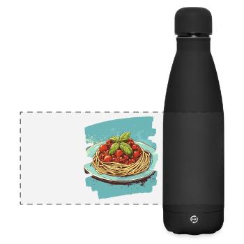 Spaghetti bolognaise - Gourde isotherme panoramique mate 500 ml - noir - Devant