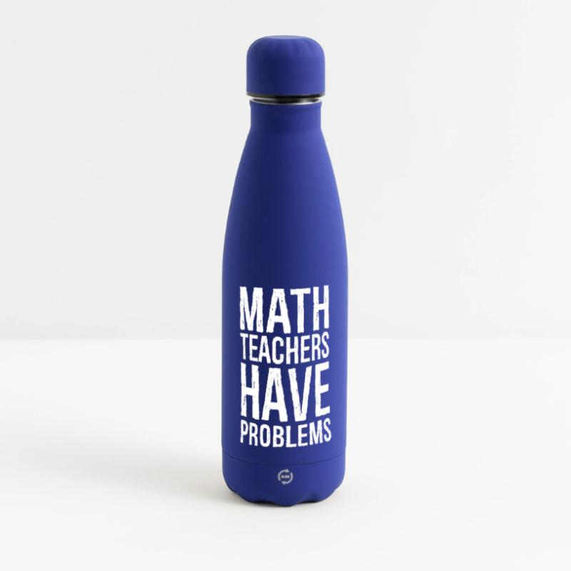 math teachers have problems Matte Panoramic Thermal Bottle 500 ml