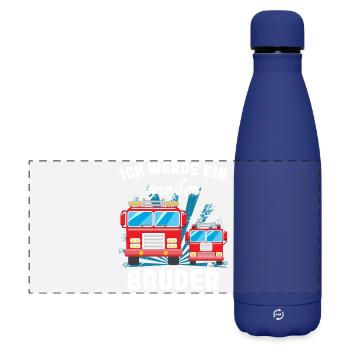 Announcing offspring | I'll be a big brother in 2027 - Matte Panoramic Thermal Bottle 500 ml - dark blue  - Front