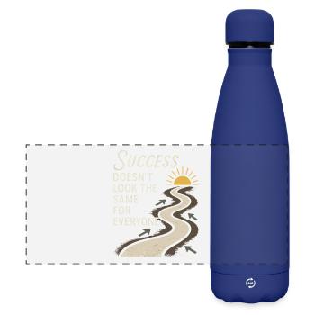 Personnel pour l'enseignant en éducation alternative Deuxième - Gourde isotherme panoramique mate 500 ml - bleu foncé  - Devant