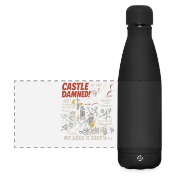 Le Château des Damnés Affiche du film Halloween - Gourde isotherme panoramique mate 500 ml - noir - Devant