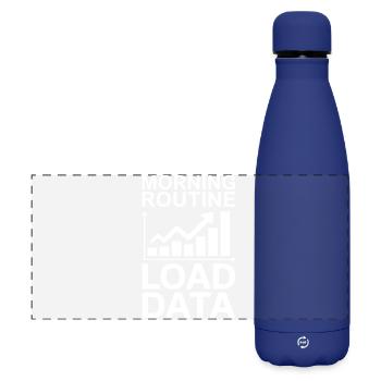 Data Analyst Saying Funny Data Analyst Gift - Matte Panoramic Thermal Bottle 500 ml - dark blue  - Front