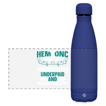  Hematology Nursing Department Hem/Onc Nurse - Matte Panoramic Thermal Bottle 500 ml - dark blue  - Front