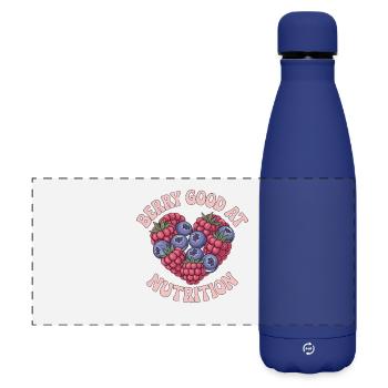Nutritionniste Berry Good At Nutrition Diététicien - Gourde isotherme panoramique mate 500 ml - bleu foncé  - Devant