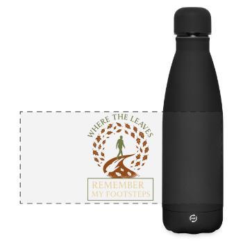 Remise à zéro mentale, Forest Walk Overthinker - Gourde isotherme panoramique mate 500 ml - noir - Devant