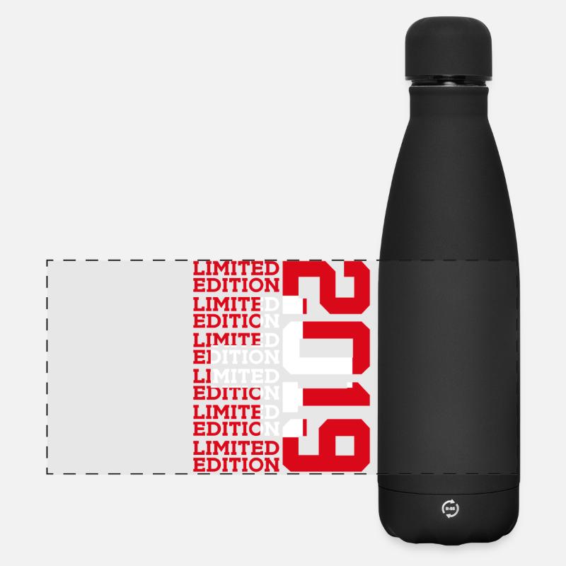 LIMITED EDITION 2019 SWITZERLAND 7TH BIRTHDAY - Matte Panoramic Thermal Bottle 500 ml - black