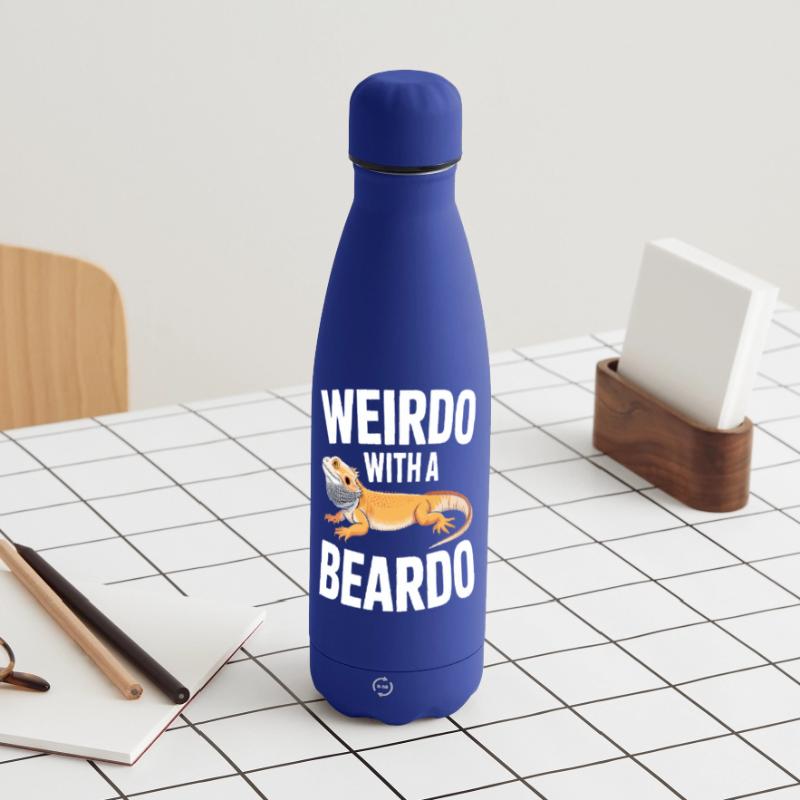 Beardo Lizard Caption Tee Matte Panoramic Thermal Bottle 500 ml