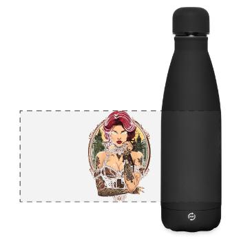 Femmes Steampunk Magnifiques Steampunk - Gourde isotherme panoramique mate 500 ml - noir - Devant