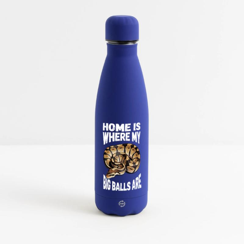 Königspython Schlangen Liebhaber Terrarium Python Matte Panorama Isolierflasche 500 ml