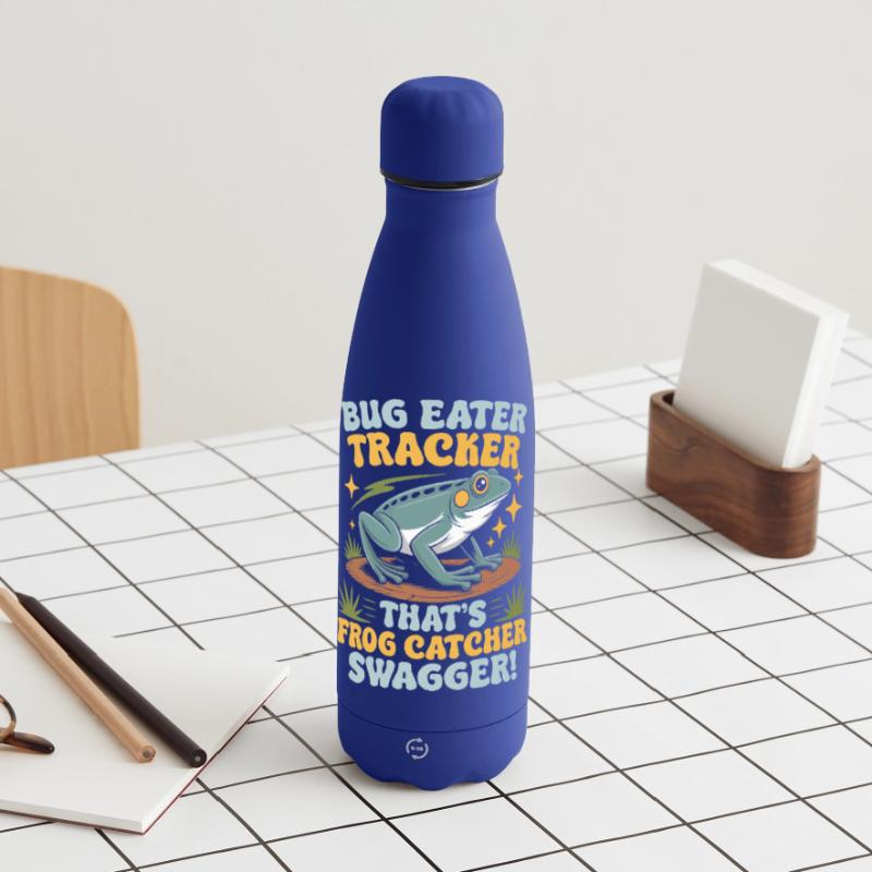Frog Catcher Bug Eater Tracker Frog Matte Panorama Isolierflasche 500 ml