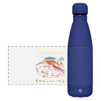 Lowrider Auto Sorry Officer It Came Like This - Matte Panorama Isolierflasche 500 ml - Dunkelblau  - Vorne