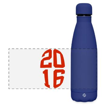 10 JAHRE ALT 2016 10. GEBURTSTAG - Matte Panorama Isolierflasche 500 ml - Dunkelblau  - Vorne