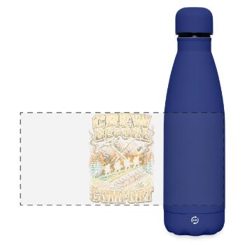 Fire Brigade Fire Brigade Groups Crew Before Comfort - Matte Panoramic Thermal Bottle 500 ml - dark blue  - Front