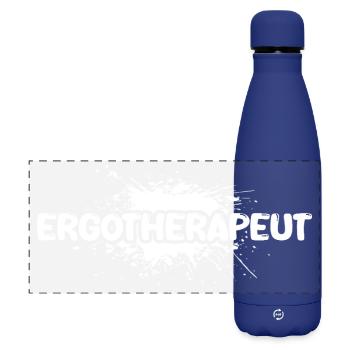 Job Occupational Therapist - Matte Panoramic Thermal Bottle 500 ml - dark blue  - Front