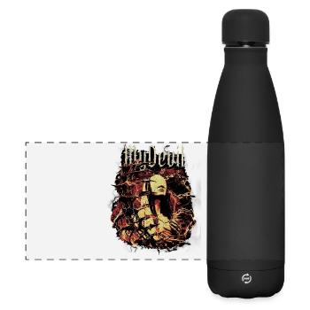 Kleiner Teufel /Dark / Gothic / Horror - Matte Panorama Isolierflasche 500 ml - Schwarz - Vorne