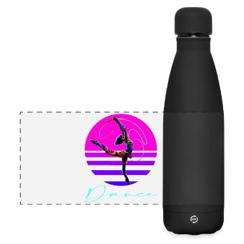 Dance - Matte Panorama Isolierflasche 500 ml - Schwarz - Vorne