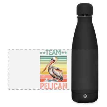 Pélican - Gourde isotherme panoramique mate 500 ml - noir - Devant