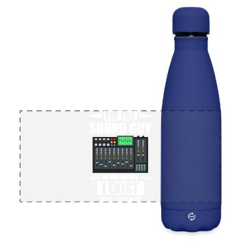 I'm the sound guy Sound Engineer - Matte Panoramic Thermal Bottle 500 ml - dark blue  - Front