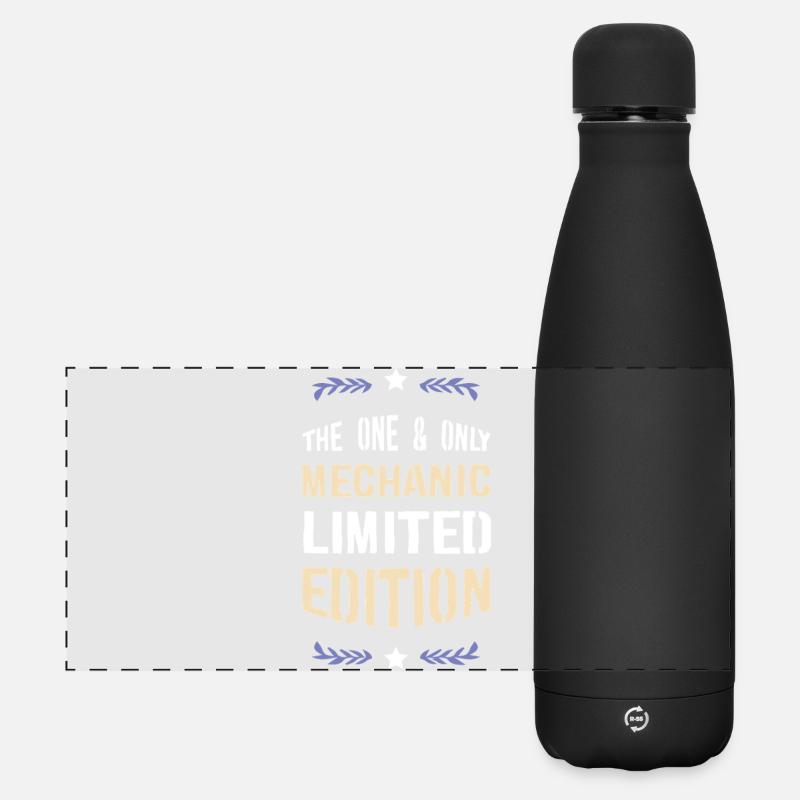 Édition mécanique limitée - Gourde isotherme panoramique mate 500 ml - noir