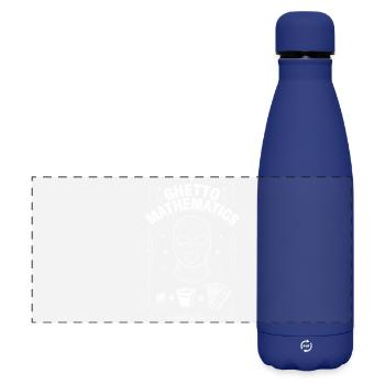 Ghetto Mathematics - Matte Panorama Isolierflasche 500 ml - Dunkelblau  - Vorne