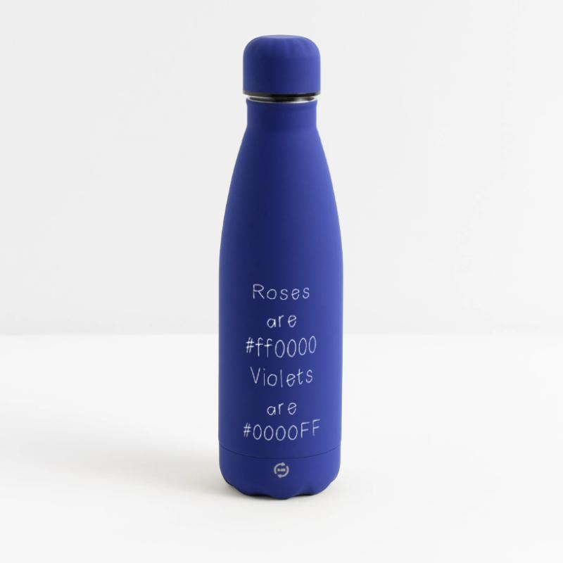 Hex-Farbcode Witz für Entwickler, Coder und Web... Matte Panorama Isolierflasche 500 ml