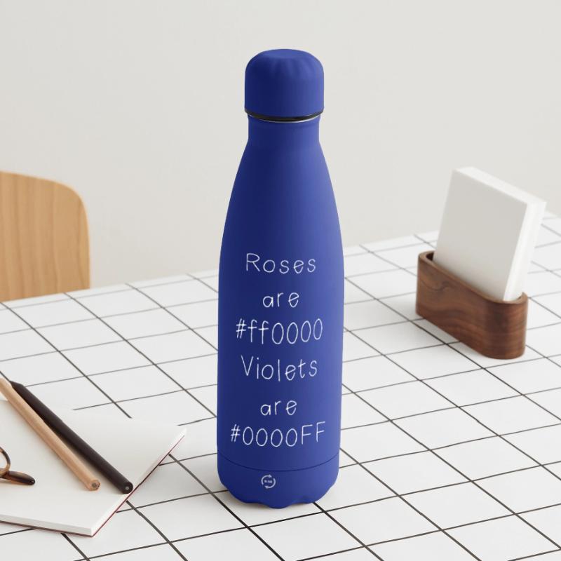 Hex-Farbcode Witz für Entwickler, Coder und Web... Matte Panorama Isolierflasche 500 ml