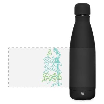 Ich Singe Kostenlos - Matte Panorama Isolierflasche 500 ml - Schwarz - Vorne