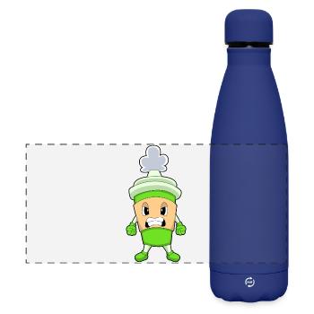 Coffee to go Becher - Matte Panorama Isolierflasche 500 ml - Dunkelblau  - Vorne