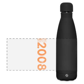 Édition limitée cadeau pour le 18e anniversaire 2008 - Gourde isotherme panoramique mate 500 ml - noir - Devant
