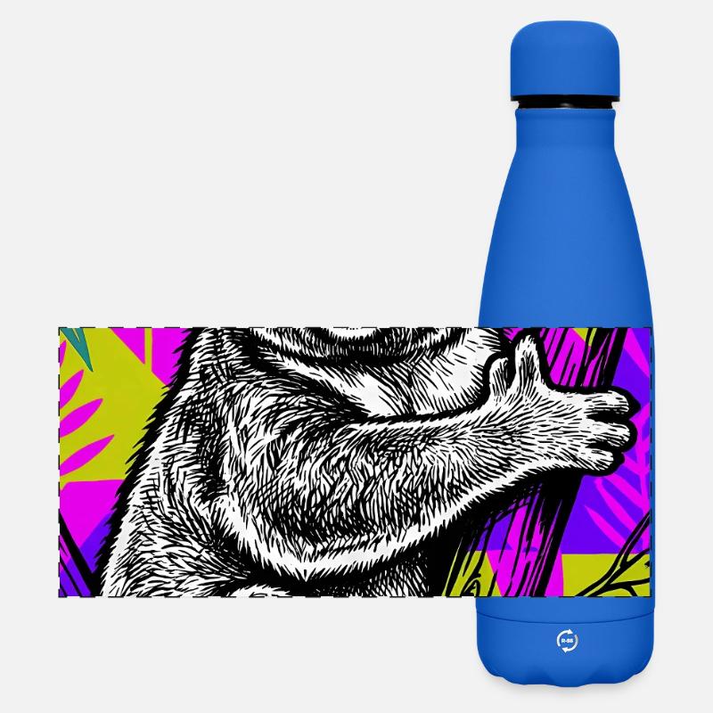 Koala - Matte Panorama Isolierflasche 500 ml - Königsblau