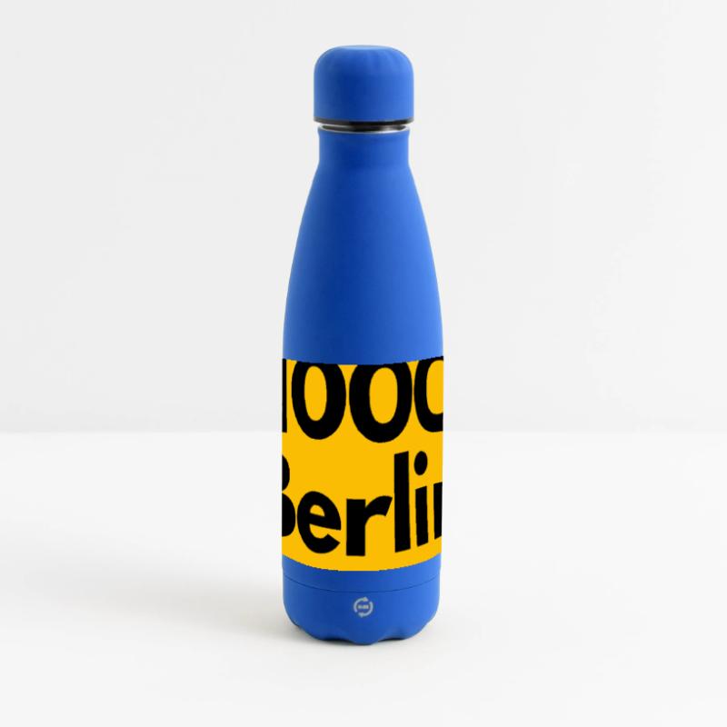 OLD POSTCODE POSTCODE RETRO 1000 BERLIN CAPITAL Matte Panoramic Thermal Bottle 500 ml