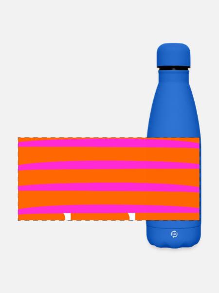 DANKE DANKBARKEIT - Matte Panorama Isolierflasche 500 ml - Königsblau
