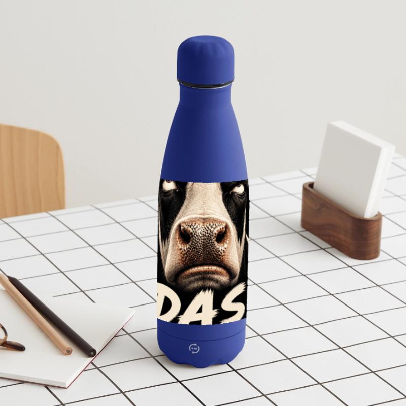 Das nervt - Kuh T-Shirt – Statement oder Geschenk Matte Panorama Isolierflasche 500 ml