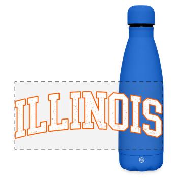 Illinois Retro Vintage Pride Land Of Lincoln - Matte Panorama Isolierflasche 500 ml - Königsblau - Vorne