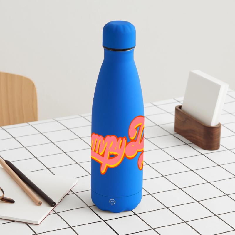 Script rétro de Grumpy Daddy - « Exploitation » en couleur Gourde isotherme panoramique mate 500 ml