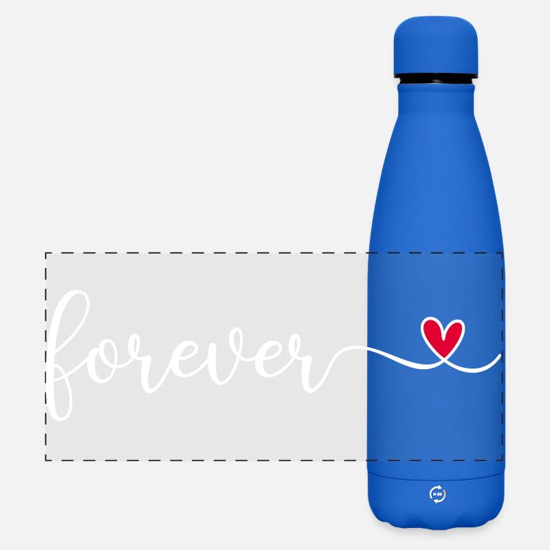 forever - Matte Panoramic Thermal Bottle 500 ml - royal blue